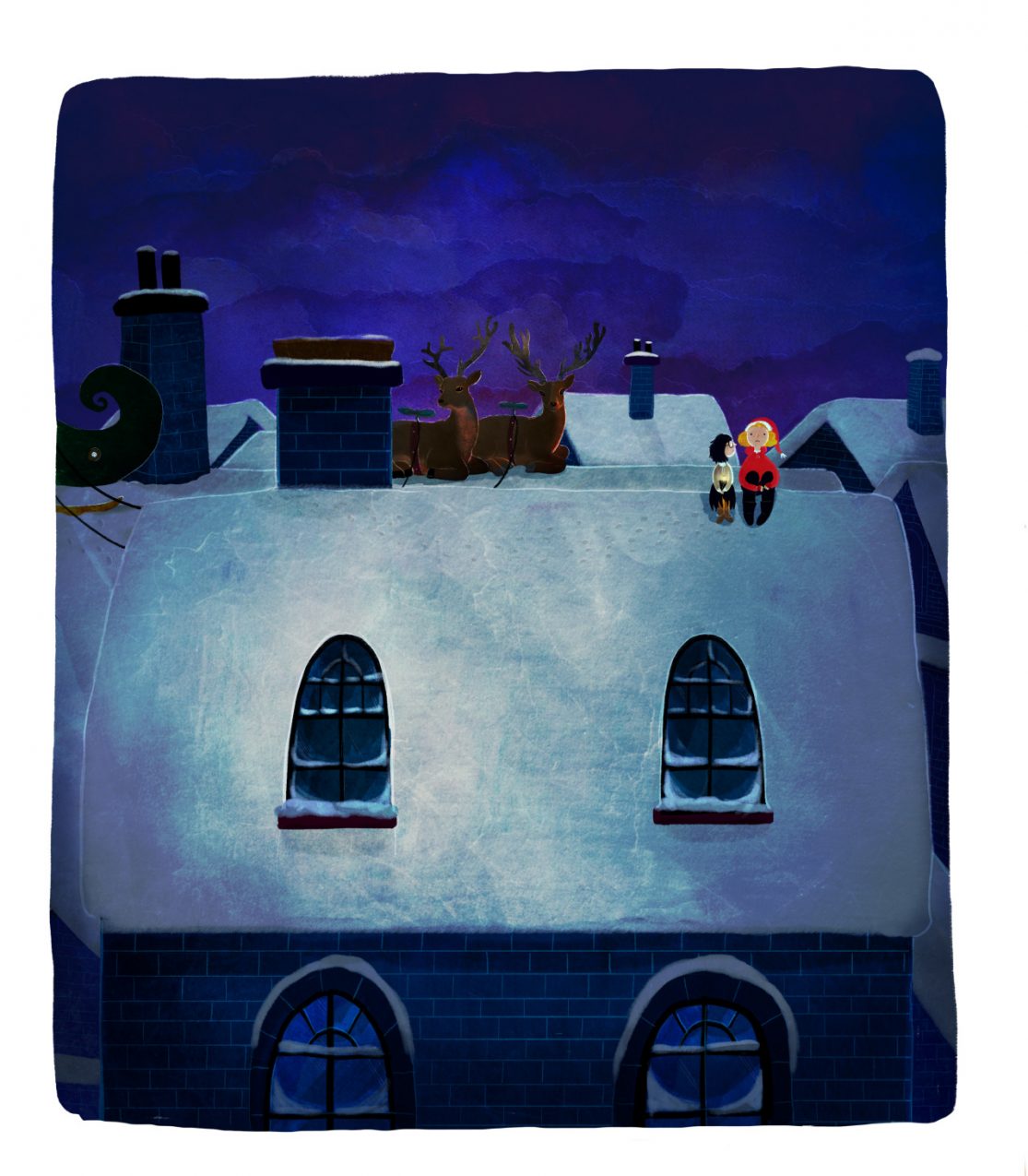 Kid Christmas David Litchfield Illustration